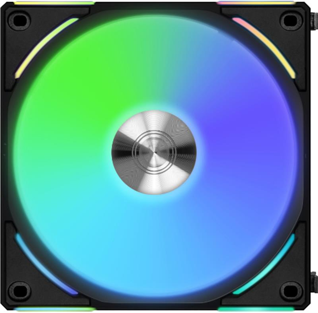 Вентилятор Lian Li Uni AL V2, 120mm, Triple, Black (G99.12ALV23B.00) - изображение 2