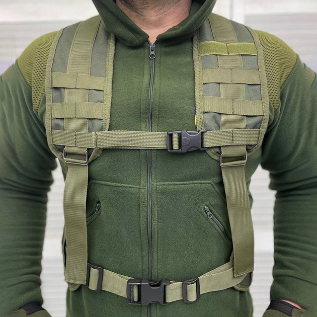 Разгрузочная система с системой Molle / РПС Cordura олива размер универсальный - изображение 1