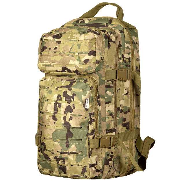 Водонепроницаемый Рюкзак CamoTec Rapid LC 25л с системой Molle / Прочный Ранец мультикам 48х22х22 см - изображение 1