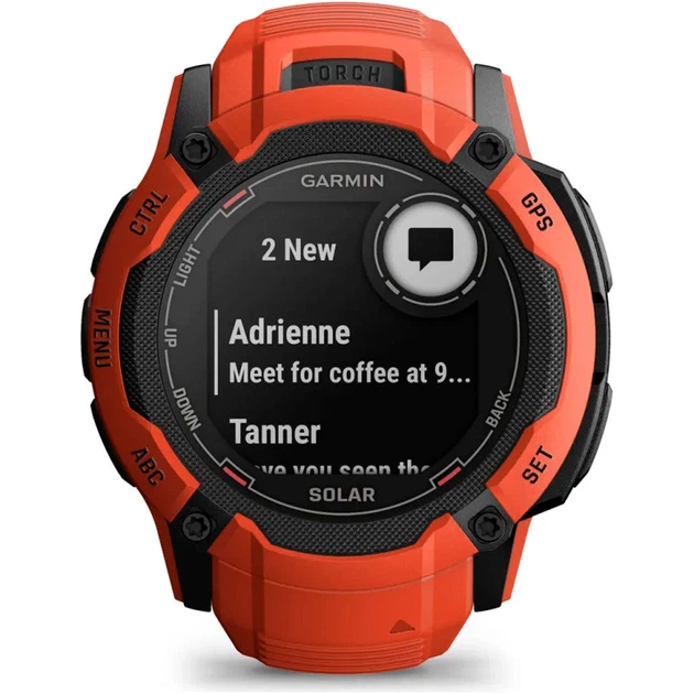 Смарт-годинник Garmin Instinct 2X Solar Flame Red (010-02805-11) [89358] - зображення 7