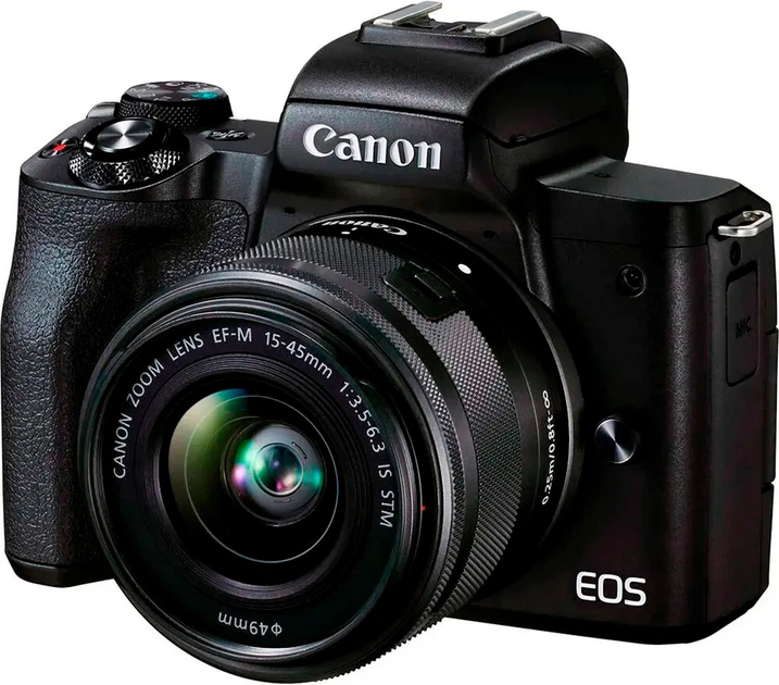 Беззеркальный фотоаппарат Canon EOS M50 Mark II Kit 15-45mm IS STM Black (4728C043) [88894] - изображение 2