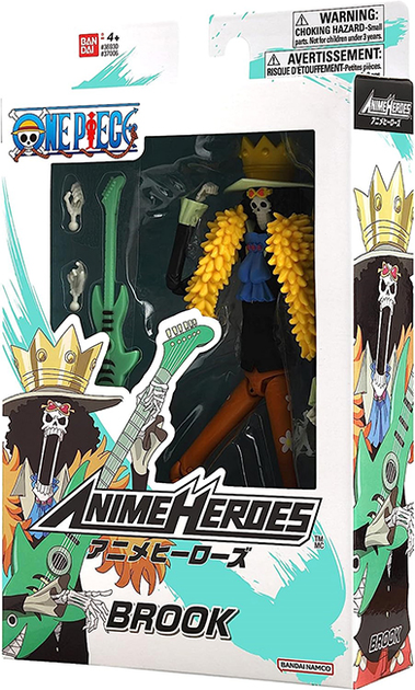 Ігрова фігурка Bandai Аниме герої серії One Piece: Brook 16,5 cm (3296580370061) - зображення 4
