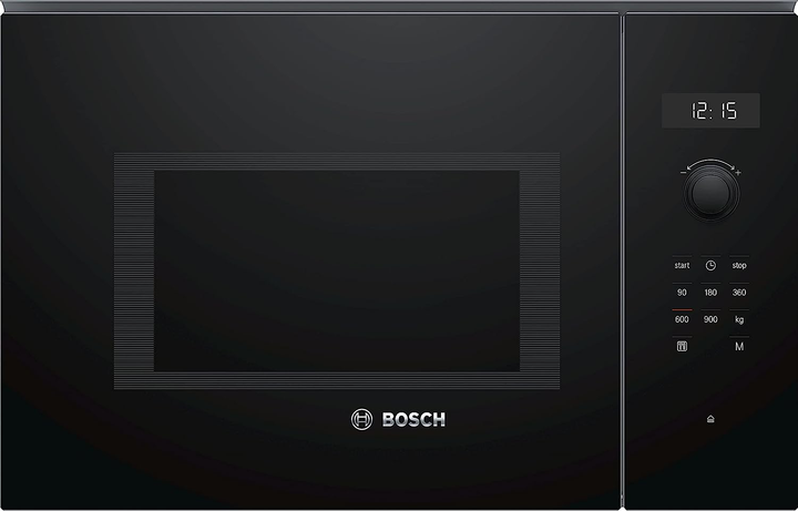 Мікрохвильова піч Bosch BFL554MB0 Чорна - зображення 1