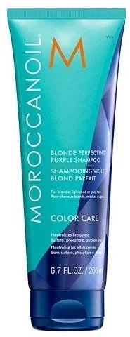 Тонуючий шампунь з фіолетовий Moroccanoil Blonde Perfecting Purple Shampoo, 200 мл (9093) - Фото 1 Тонуючий шампунь з фіолетовий Moroccanoil Blonde Perfecting Purple Shampoo, 200 мл (9093) - зображення 1