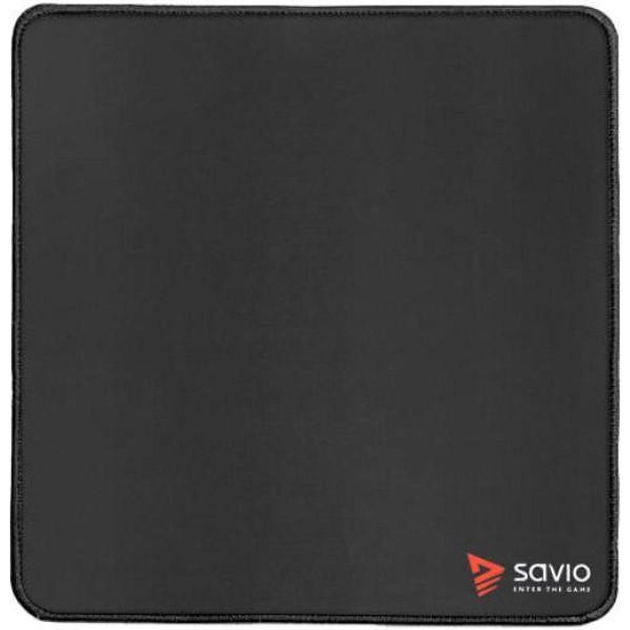 Podkładka pod mysz i klawiaturę Savio Turbo Dynamic S- Black Edition 250 x 250 x 2 mm (SAVGBETDS) - obraz 1