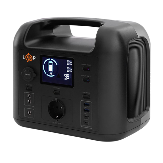 Багатофункціональна портативна зарядна станція LP CHARGER 500 (500W, 518Wh) - Фото 2 Багатофункціональна портативна зарядна станція LP CHARGER 500 (500W, 518Wh) - зображення 2