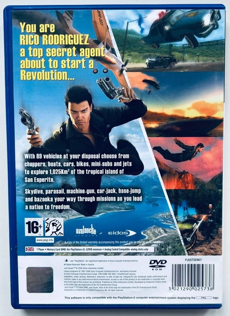 Just Cause, Б/У, английская версия - диск для PlayStation 2 - Фото 2 Just Cause, Б/У, английская версия - диск для PlayStation 2 - изображение 2