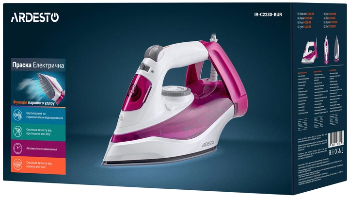 Праска Ardesto C2230-BUR - Фото 7 Праска Ardesto C2230-BUR - изображение 7