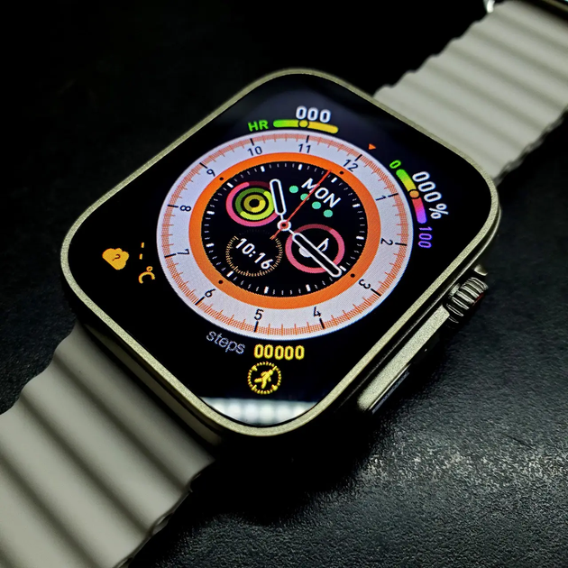 Смарт-годинник Smart Watch GS8+ Ultra &nbsp;Українська мова Білий - зображення 3