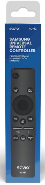 Pilot Savio RC-12 remote control IR Wireless TV (5901986046486) - obraz 2