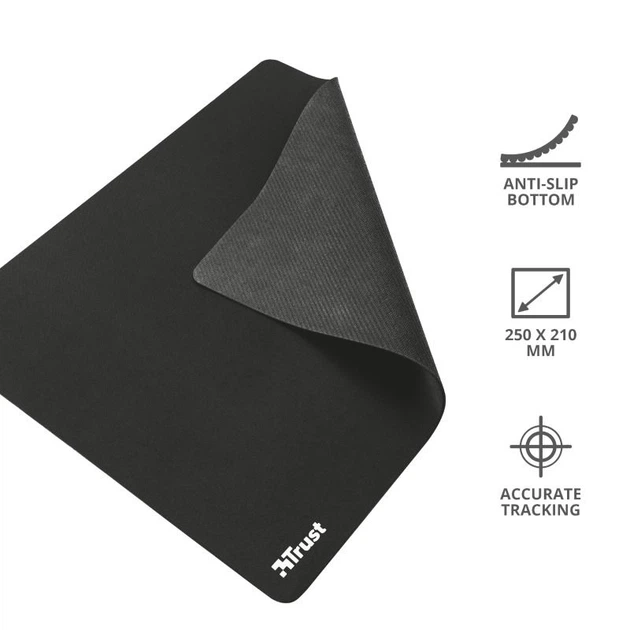 Trust Mouse Pad M Black (250x210x3 мм) - зображення 4