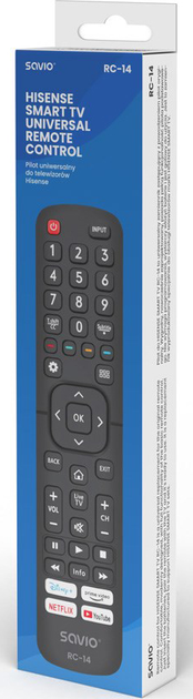Pilot Savio RC-14 do HISENSE, SMART TV (5901986047995) - obraz 3