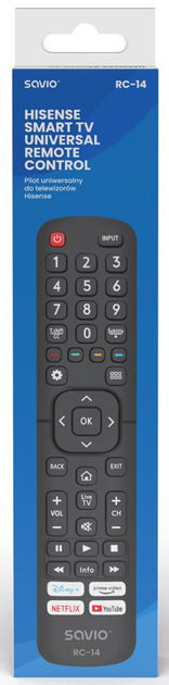Pilot Savio RC-14 do HISENSE, SMART TV (5901986047995) - obraz 4