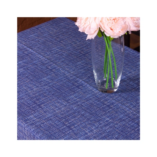 Скатертина MirSon Рогожа 209 Blue Binding 130x260 см (2200006738121) - Фото 2 Скатертина MirSon Рогожа 209 Blue Binding 130x260 см (2200006738121) - зображення 2