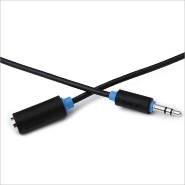 Кабель мультимедійний подовжувач Jack 3.5mm папа/Jack 3.5mm мама 1.5m Prolink (PB106-0150) - изображение 4