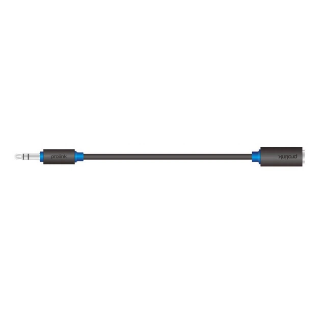 Кабель мультимедійний подовжувач Jack 3.5mm папа/Jack 3.5mm мама 1.5m Prolink (PB106-0150) - изображение 5