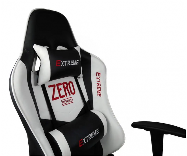 Ігрове крісло для геймерів та роботи EXTREME ZERO біле геймерське крісло для дому - Фото 5 Ігрове крісло для геймерів та роботи EXTREME ZERO біле геймерське крісло для дому - изображение 5