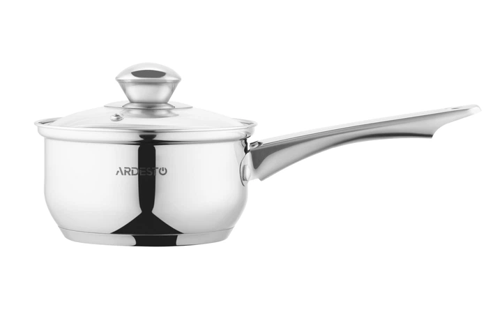 Ківш Ardesto Gemini Gourmet AR1910GSS нержавіюча сталь 1л - Фото 2 Ківш Ardesto Gemini Gourmet AR1910GSS нержавіюча сталь 1л - зображення 2
