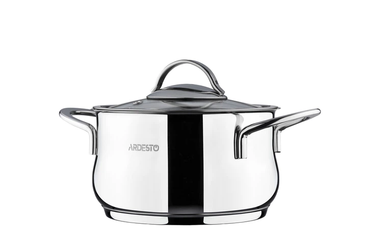 Кастрюля Ardesto BLACK MARS AR0743S нержавеющая сталь/стекло 4.3л - изображение 2