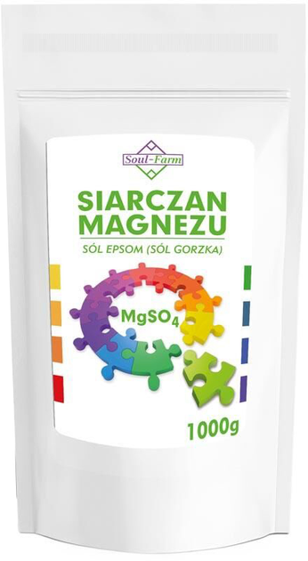 Siarczan magnezu Soul-Farm proszek 1000 g (5902706730050) - obraz 1