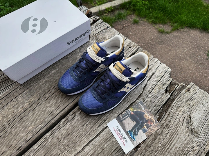 Кроссовки мужские Saucony Shadow 2108-858s 46.5 (12 US) 30 см Navy Tan синий (11111357) - Фото 8 Кроссовки мужские Saucony Shadow 2108-858s 46.5 (12 US) 30 см Navy Tan синий (11111357) - изображение 8