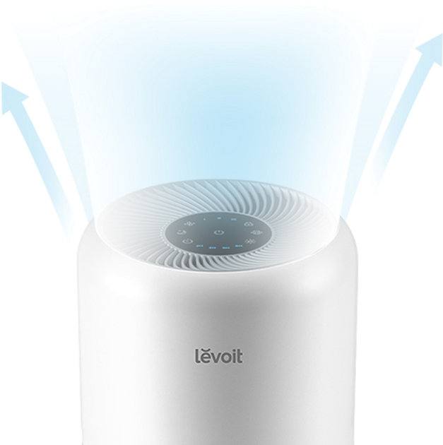 Очиститель воздуха LEVOIT Air Purifier Core 300 White (HEAPAPLVNEU0036) + Фильтр для Levoit Air Cleaner Filter Core 300 True HEPA 3-Stage (Original Mold and Bacteria Filter) (HEACAFLVNEA0041) (комплект) - изображение 3