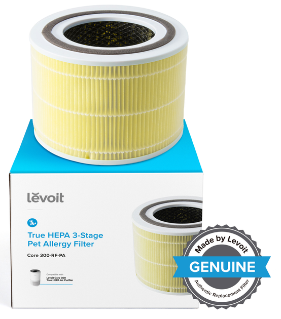 Очиститель воздуха LEVOIT Air Purifier Core 300 White (HEAPAPLVNEU0036) + Фильтр для Levoit Air Cleaner Filter Core 300 True HEPA 3-Stage (Original Pet Allergy Filter) (HEACAFLVNEA0039) (комплект) - изображение 7