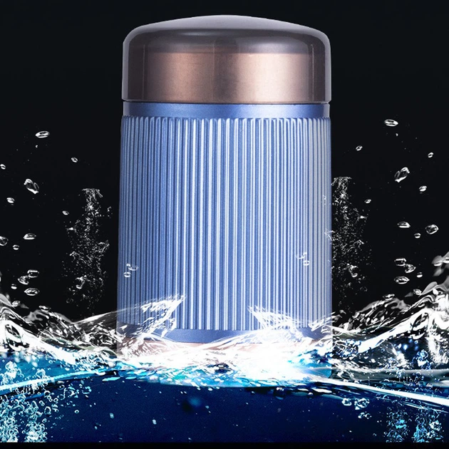 Электробритва мини беспроводная Blawless Portable Shaver HX-311 портативная бритва дорожная аккумуляторная, 60 минут на одном заряде Синяя - изображение 3