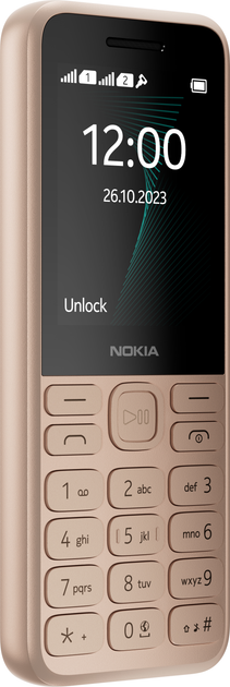 мобильный телефон nokia 130 ds 2023 light gold