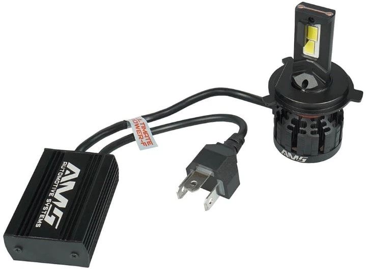 LED лампа AMS ULTIMATE POWER-F H4 H/L 5500K CANBUS - изображение 5