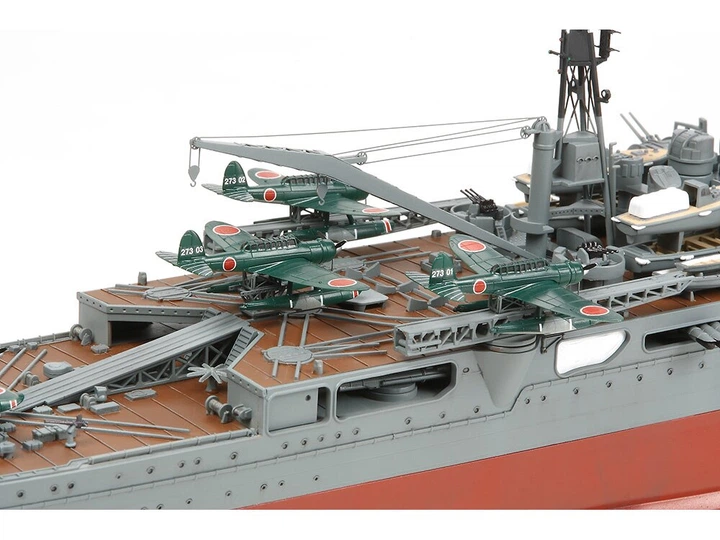 Збірна модель 1/350 японського важкого крейсера Tone Tamiya 78024 - зображення 5