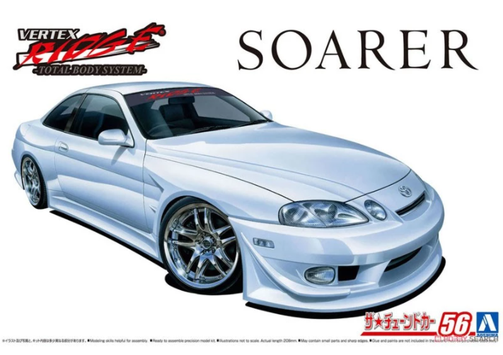 Сборная модель1/24 автомобиль Toyota Soarer '96 Vertex JZZ30
