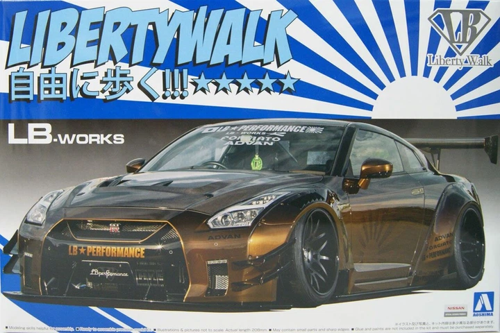LB　35GT.R Сборная модель 1/24 автомобиль LB Works R35 GT-R Type 2 Ver