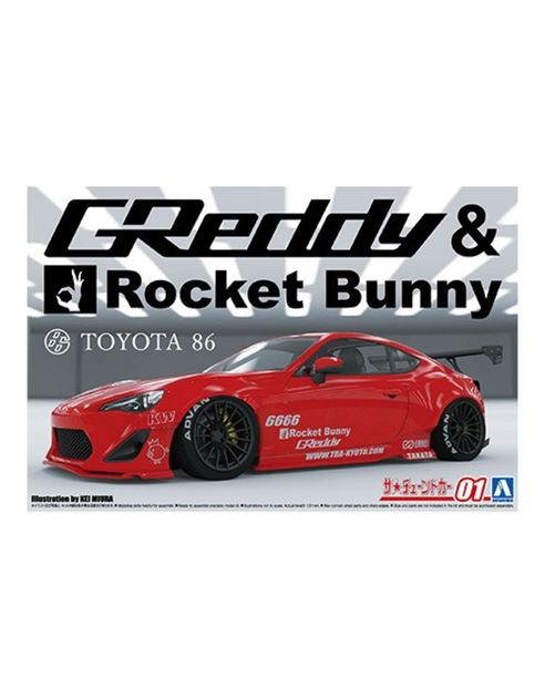 トヨタ　86 再生産】1/24 ザ・チューンドカー No.2 ZN6 TOYOTA 86 '12
