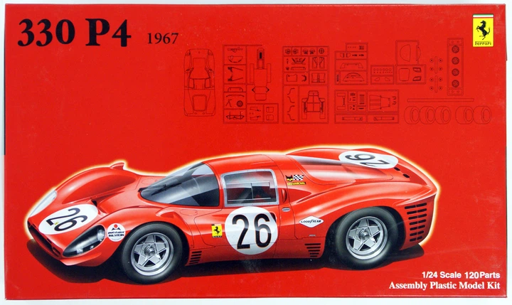 レトロ機マニア Сборная модель 1/24 автомобиль Ferrari 330 P4 1967 Fujimi 12575
