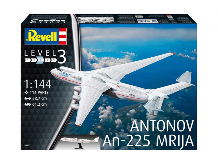 Сборная модель самолета Ан-225 Мрия 1/144 Antonov An-225 Mrija Revell ...