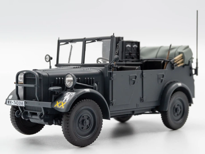 Сборная модель ICM le.gl.Einheitz-Pkw Kfz.2, Немецкий легковой автомобиль радиосвязи 2СВ 35583 - Фото 12 Сборная модель ICM le.gl.Einheitz-Pkw Kfz.2, Немецкий легковой автомобиль радиосвязи 2СВ 35583 - изображение 12