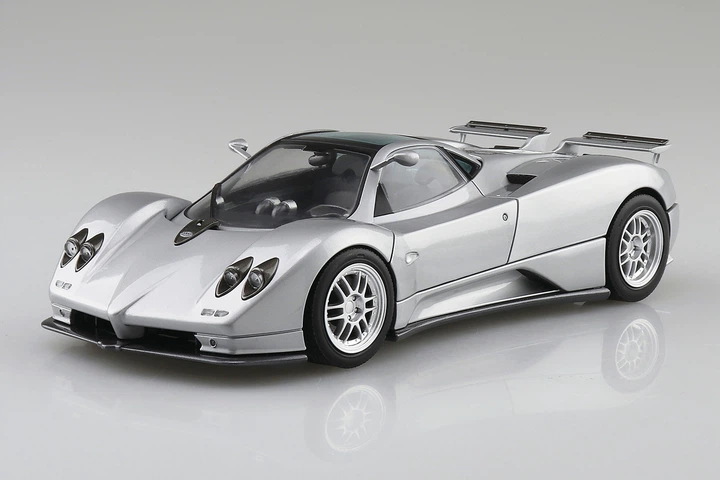 Сборная модель 1/24 автомобиль Pagani Zonda C12S '00 Aoshima 05602 - изображение 3