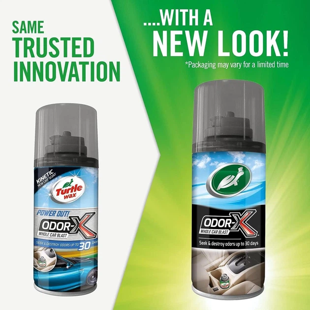 Ударный очиститель кондиционера&nbsp;Turtle Wax&nbsp;Odor-X Whole Car Blast аромат Новый автомобиль 100 мл (53112) - изображение 5