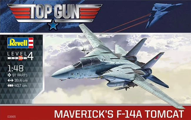 Збірна модель 1/48 винищувач Top Gun Maverick's F-14A Tomcat
