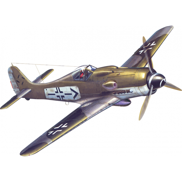 Збірна модель 1/72 літак Fw-190D-9 Rudel MisterCraft C-10 - зображення 4