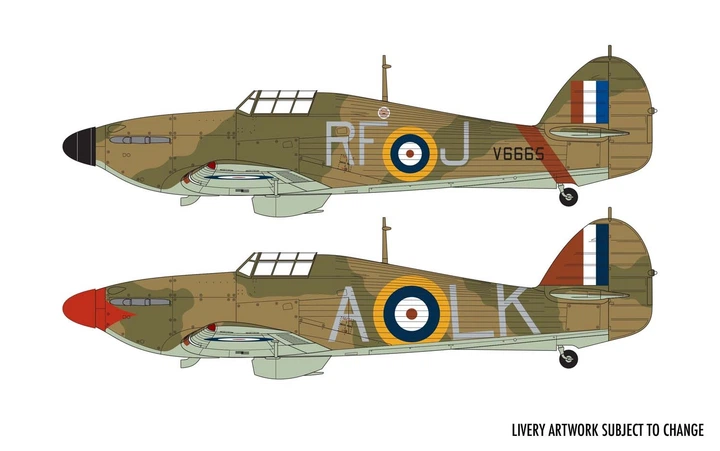 Збірна модель 1/48 літак Hawker Hurricane Mk.1 Airfix A05127A - зображення 2