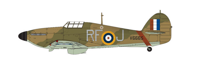 Збірна модель 1/48 літак Hawker Hurricane Mk.1 Airfix A05127A - зображення 6