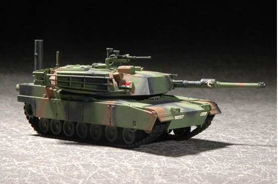 Сборная модель 1/72 танк M1A1 Abrams MBT Trumpeter 07276 - изображение 2