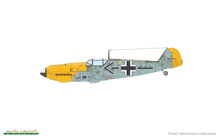 Сборная модель 1/72 самолет Bf 109E-3 ProfiPACK edition Eduard 7032 - изображение 6