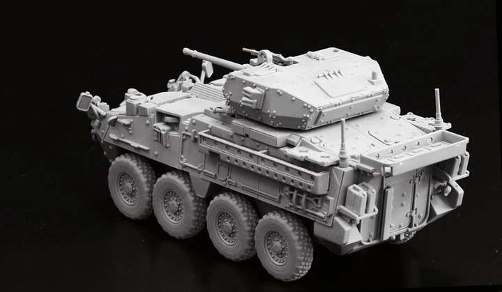 Сборная модель 1/72 американский колесный бронетранспортер пехоты M1296 Stryker ICV Dragon 7686 - изображение 6