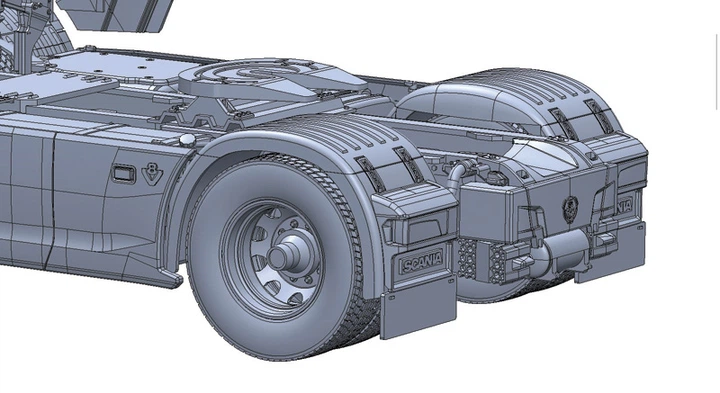 Сборная модель 1/24 грузовик Scania S770 4x2 Normal Roof - LIMITED EDITION Italeri 3961 - изображение 5
