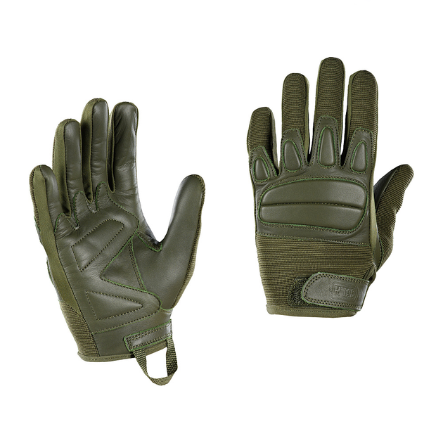 Плотные сенсорные перчатки M-Tac Assault Mk.2 с интегрированной защитой олива размер XL - изображение 1