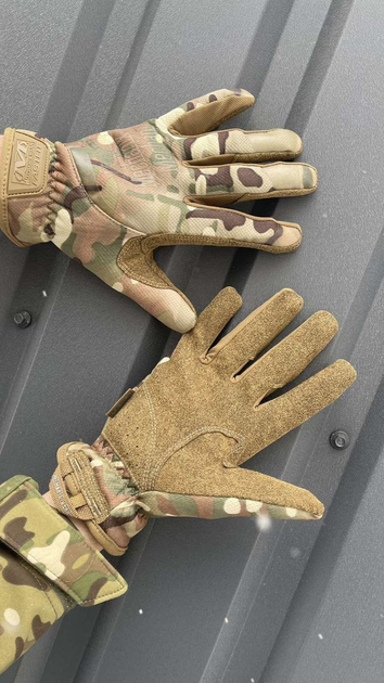Перчатки с кожаными накладками и технологией TrekDry размер 2XL(11) - изображение 1