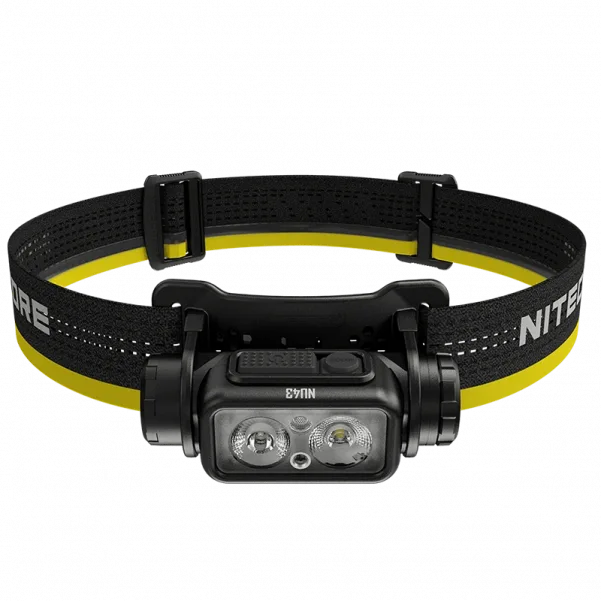Легкий Налобный Фонарь Nitecore NU43 с датчиком приближения и 9 режимами освещения / Аккумуляторный Фонарик на - Фото 2 Легкий Налобный Фонарь Nitecore NU43 с датчиком приближения и 9 режимами освещения / Аккумуляторный Фонарик на - изображение 2